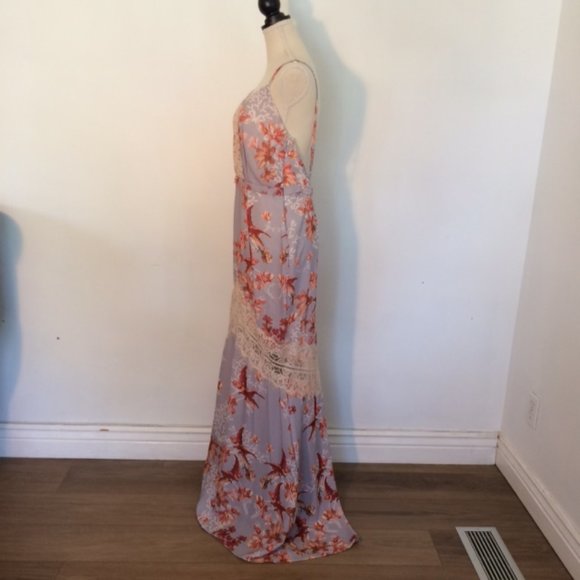 Hope & Ivy Printed Maxi Dress Size US12 - Picture 2 of 12